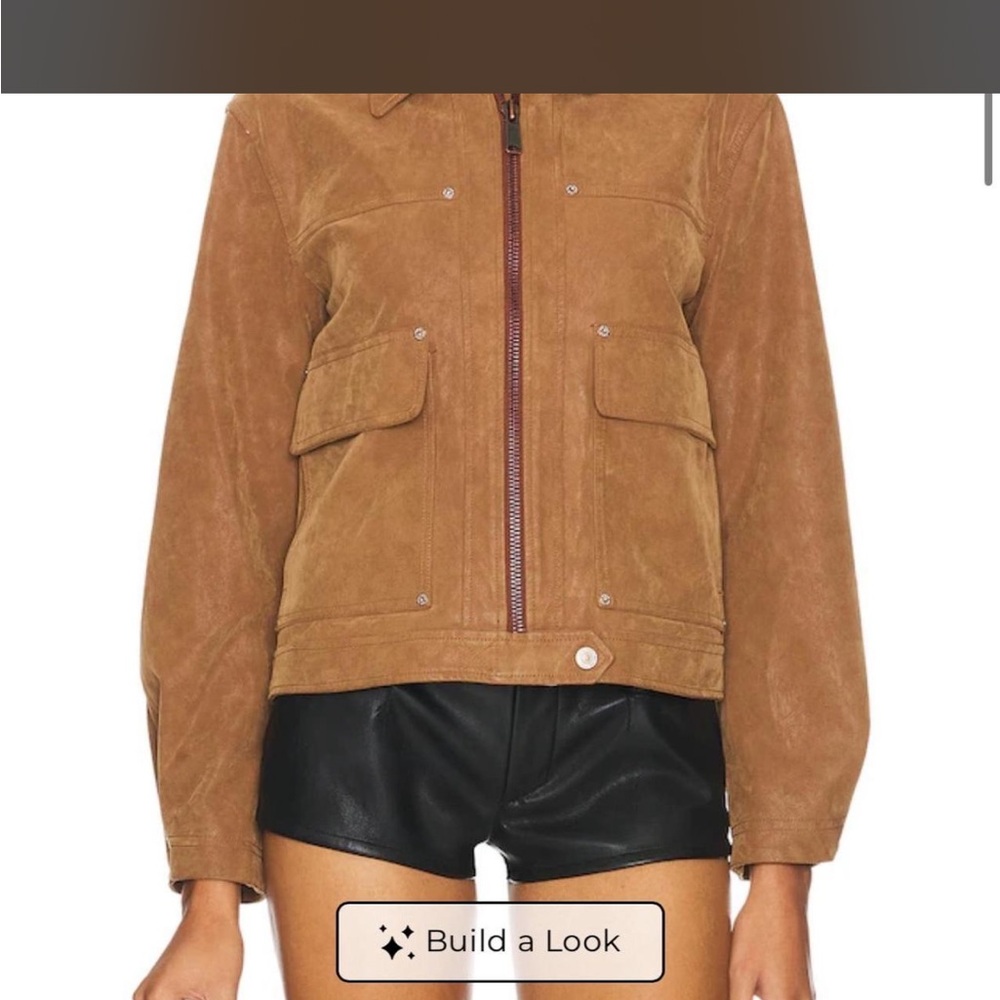 Free People Brown Utility Jacket